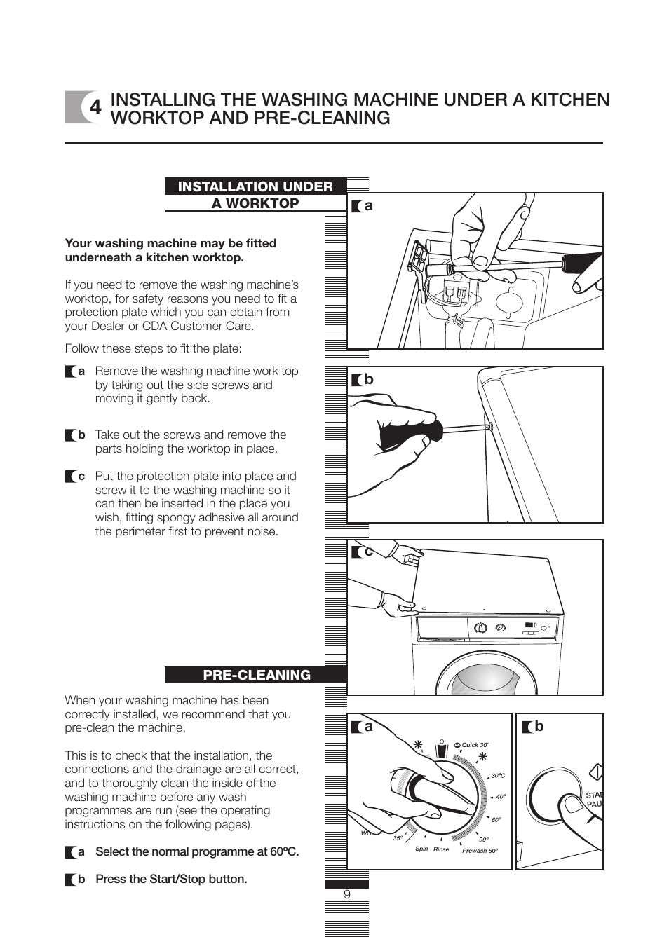 Ca b | CDA CI230 User Manual | Page 9 / 28