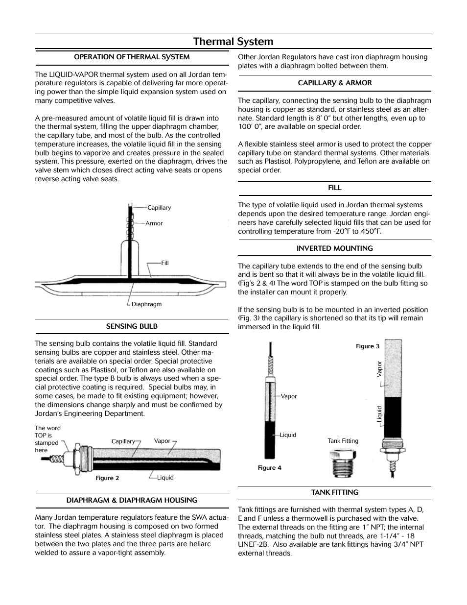 Thermal system | Jordan Valve Mark 80 Series – Self Operated Temperature Regulator User Manual | Page 7 / 7