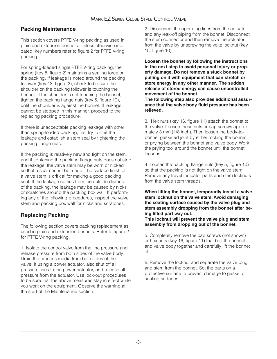Jordan Valve Mark EZ Series Globe Style Control Valve User Manual | Page 3 / 21