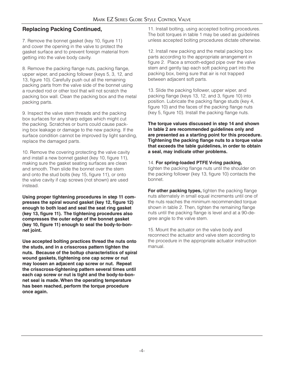 Jordan Valve Mark EZ Series Globe Style Control Valve User Manual | Page 4 / 21