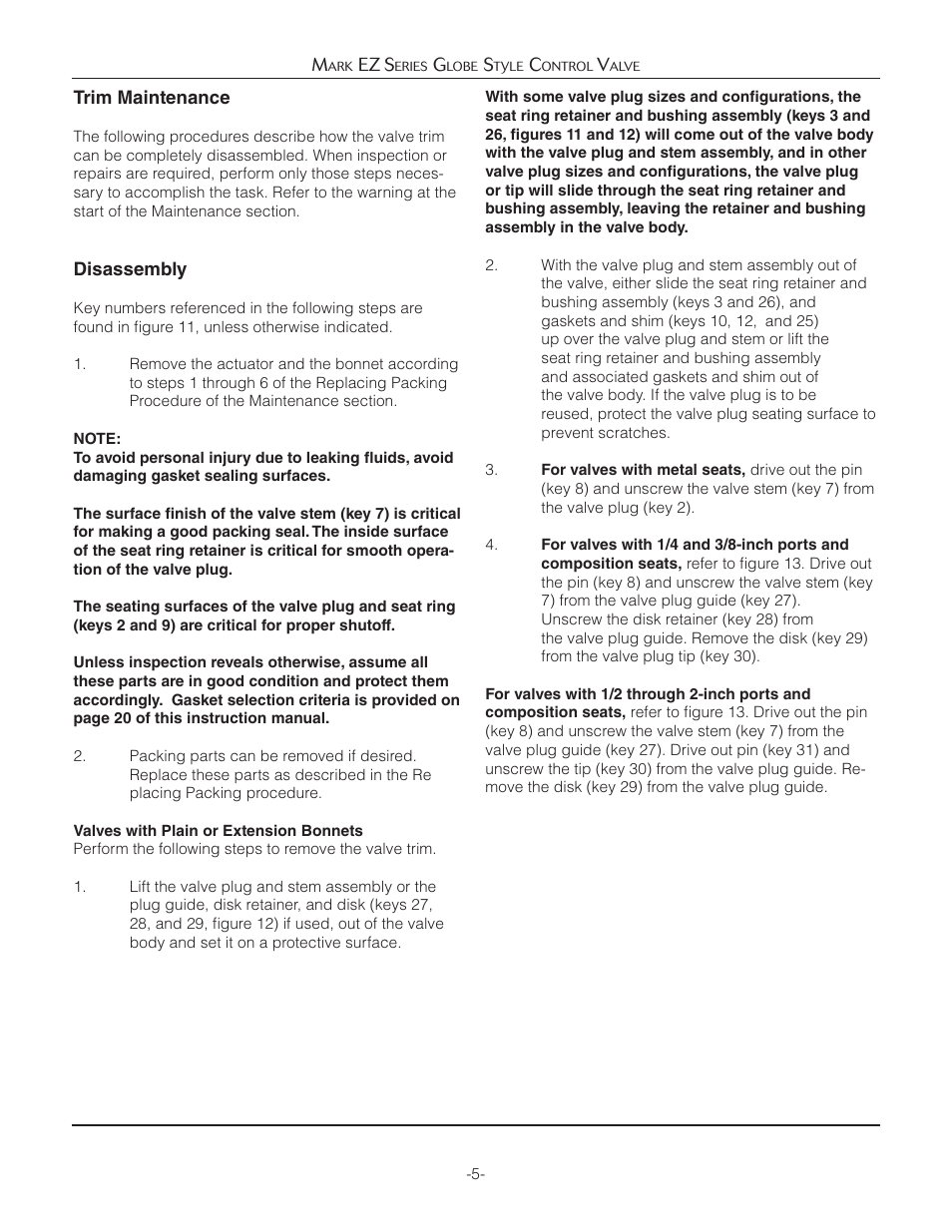 Jordan Valve Mark EZ Series Globe Style Control Valve User Manual | Page 5 / 21