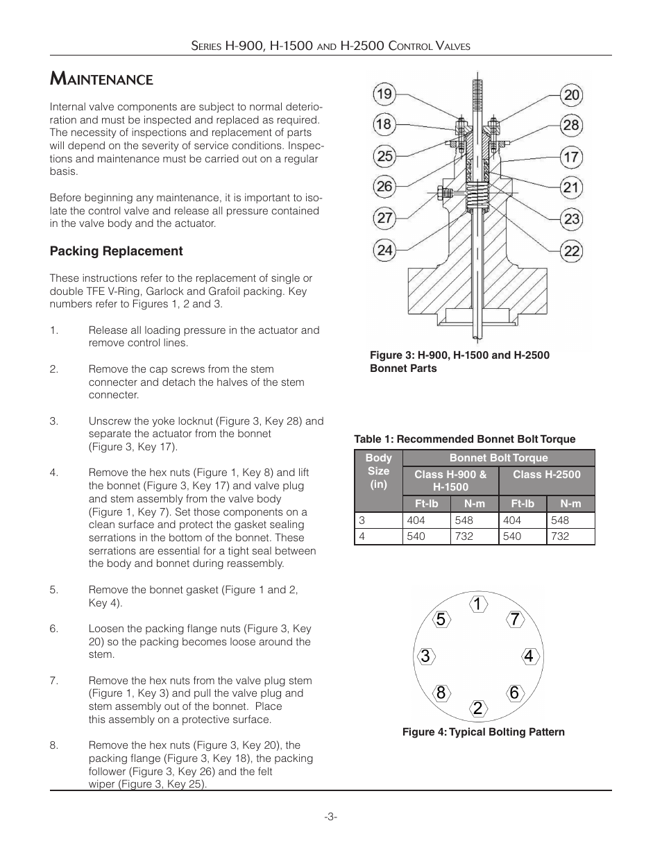 Aintenance | Jordan Valve Mark H-900 Series Globe Style Панель управления User Manual | Page 3 / 13