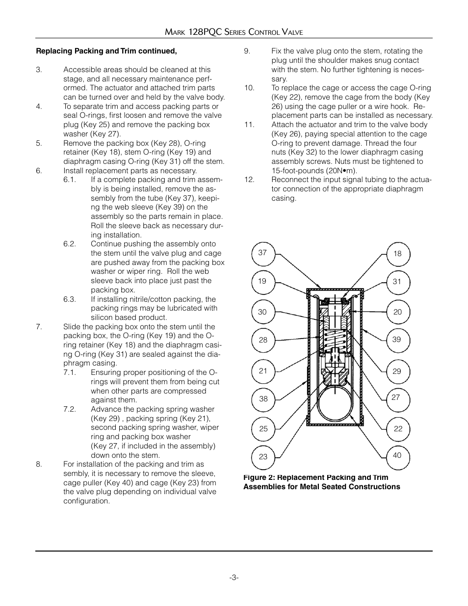 Jordan Valve Mark 128PQC Series Control Valve User Manual | Page 3 / 9