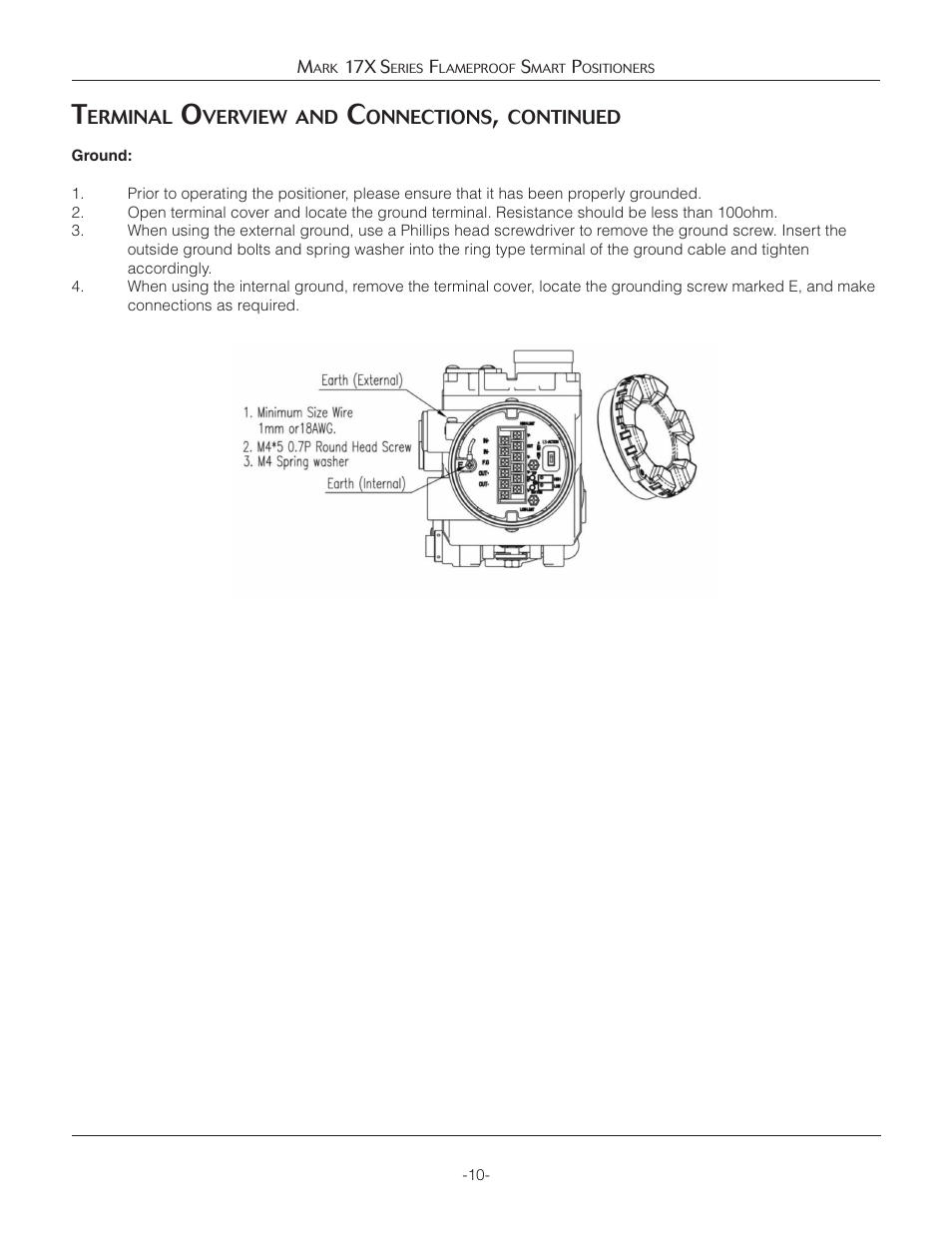 Jordan Valve Mark 17X Series Flameproof Smart Positioner User Manual | Page 10 / 27