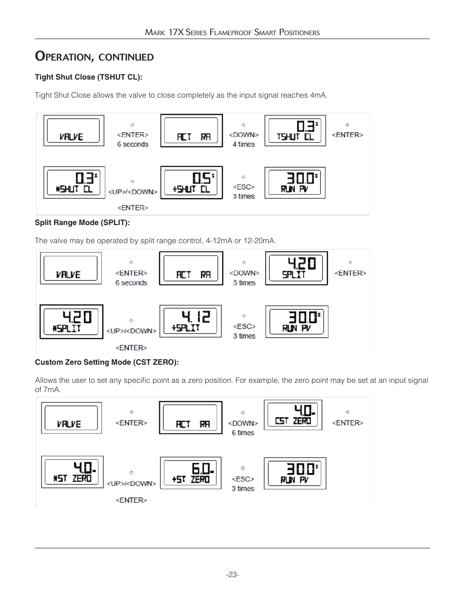 Jordan Valve Mark 17X Series Flameproof Smart Positioner User Manual | Page 23 / 27