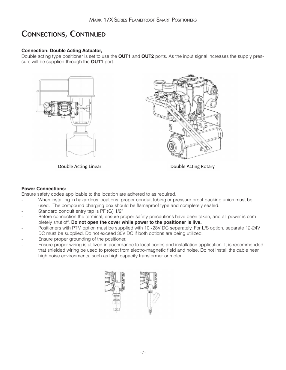 Jordan Valve Mark 17X Series Flameproof Smart Positioner User Manual | Page 7 / 27