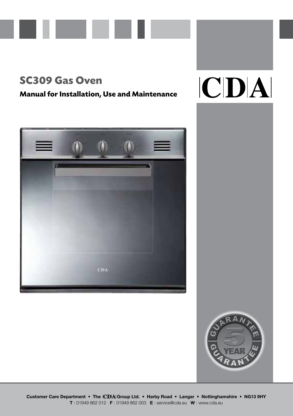 CDA SC309 User Manual | 28 pages