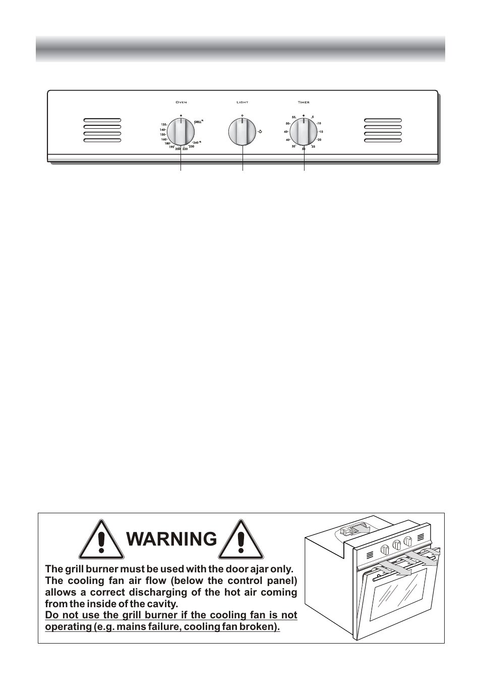 Warning, How to use your gas oven/gas grill | CDA SC309 User Manual | Page 15 / 28