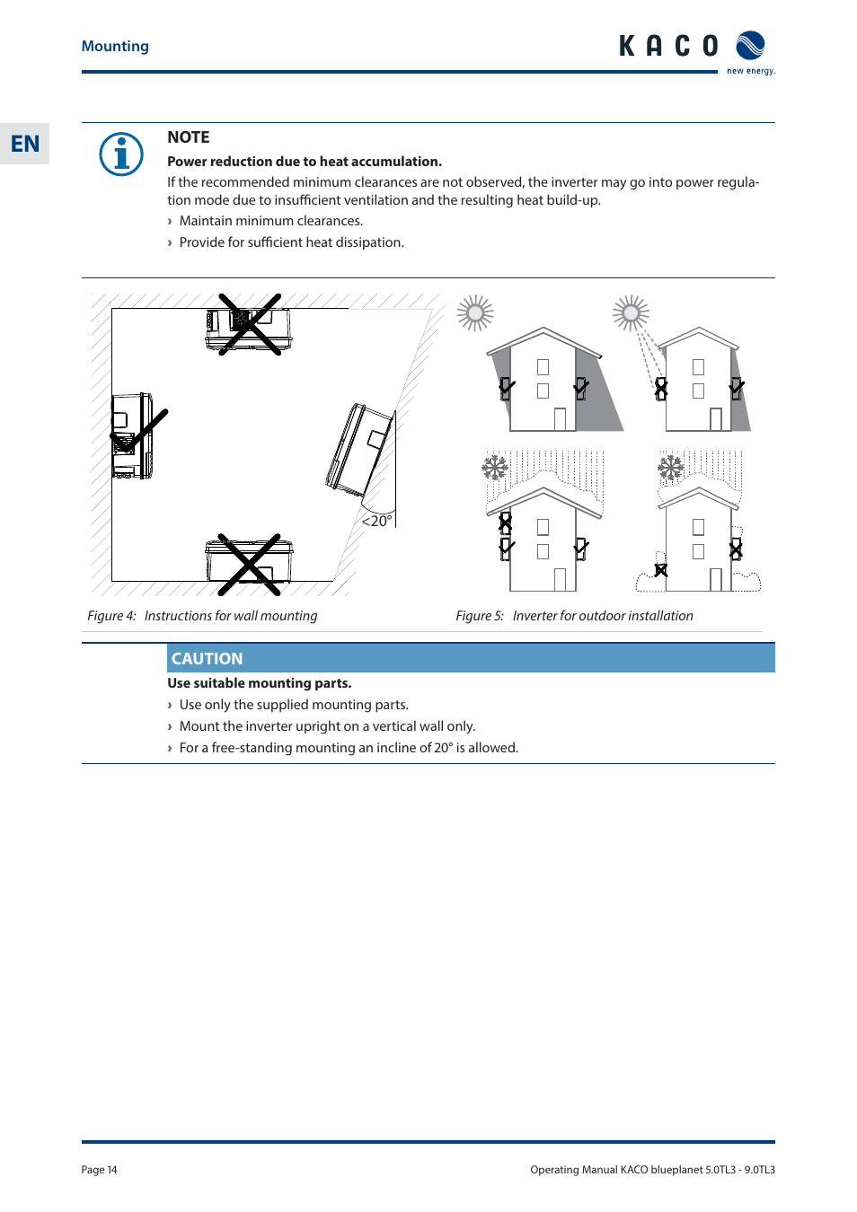 KACO blueplanet 5.0 - 9.0 TL3 User Manual | Page 14 / 56
