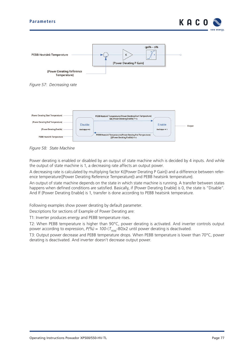 KACO Powador XP500-XP550-HV TL User Manual | Page 77 / 102