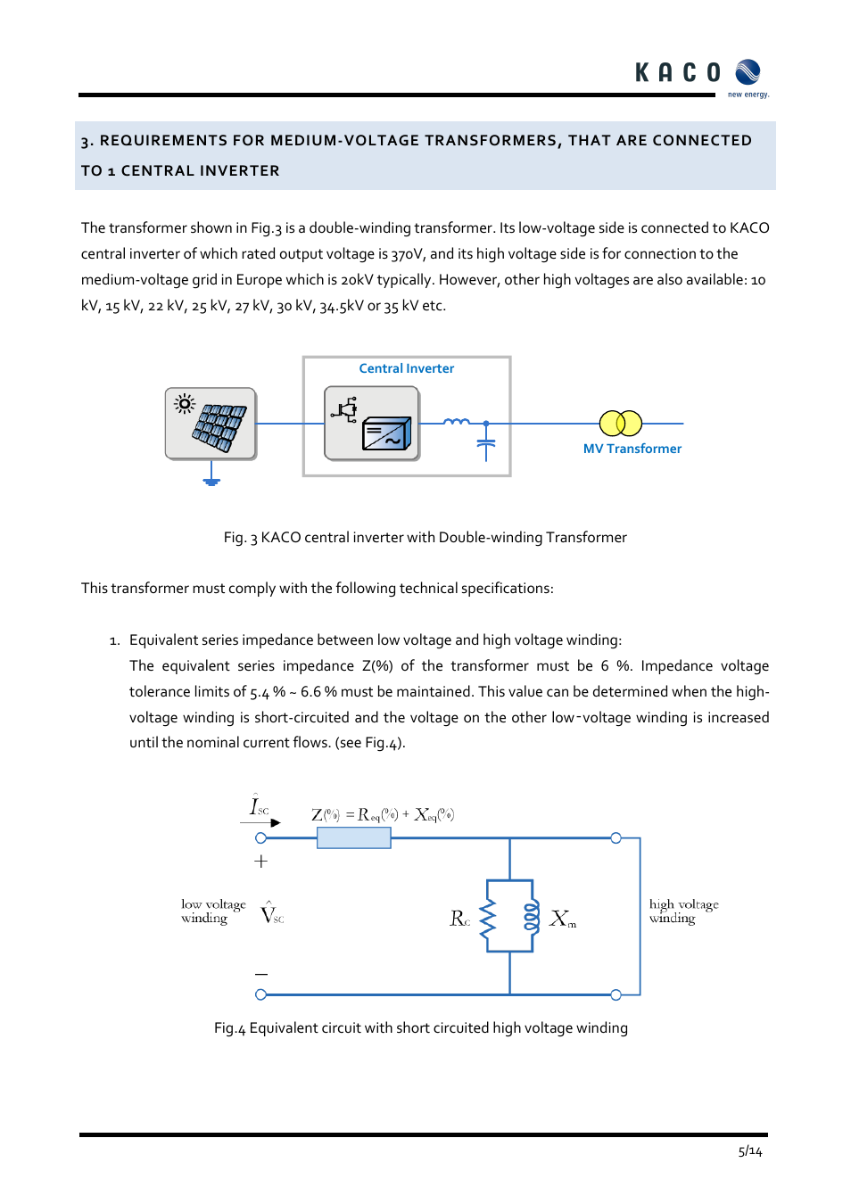 KACO Powador XP500-XP550-HV TL User Manual | Page 5 / 19