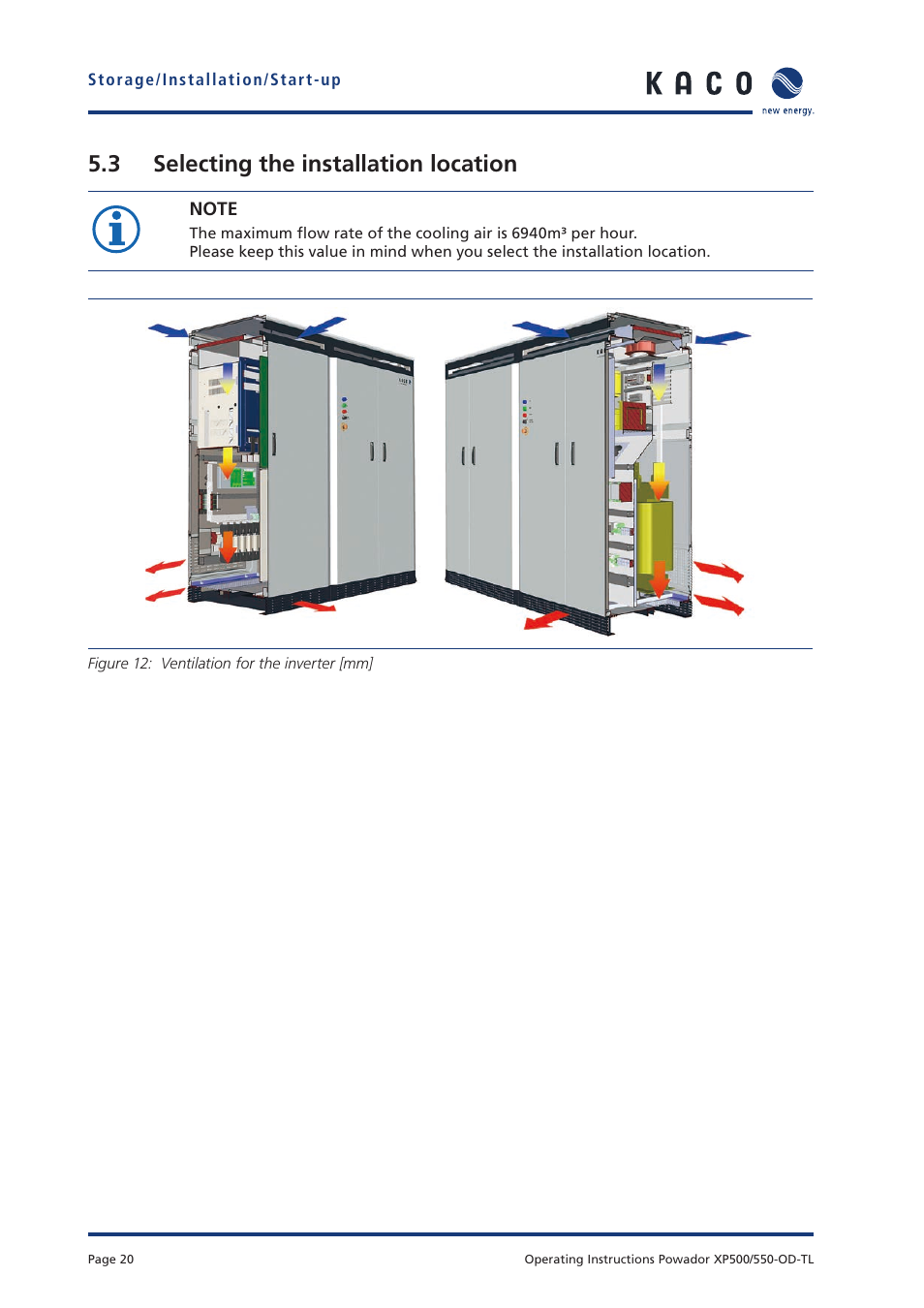 3 selecting the installation location | KACO Powador XP500-XP550-HV TL outdoor User Manual | Page 19 / 101