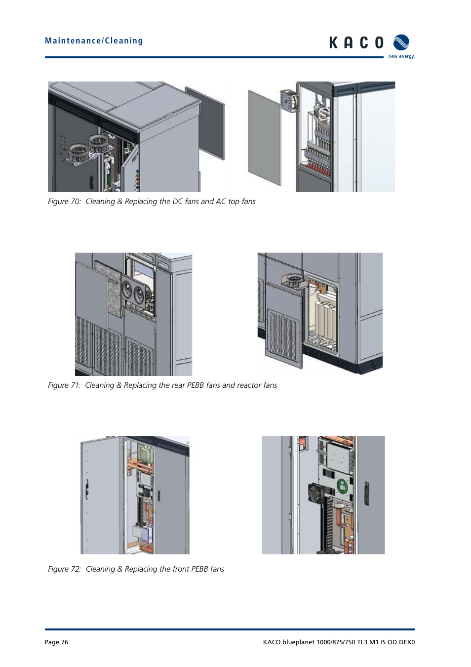 KACO blueplanet 750 - 1000 kVA User Manual | Page 76 / 140