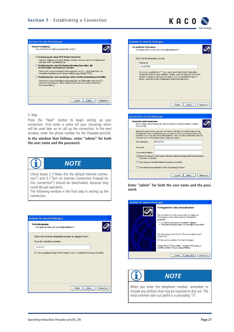 KACO Powador-proLOG User Manual | Page 26 / 48