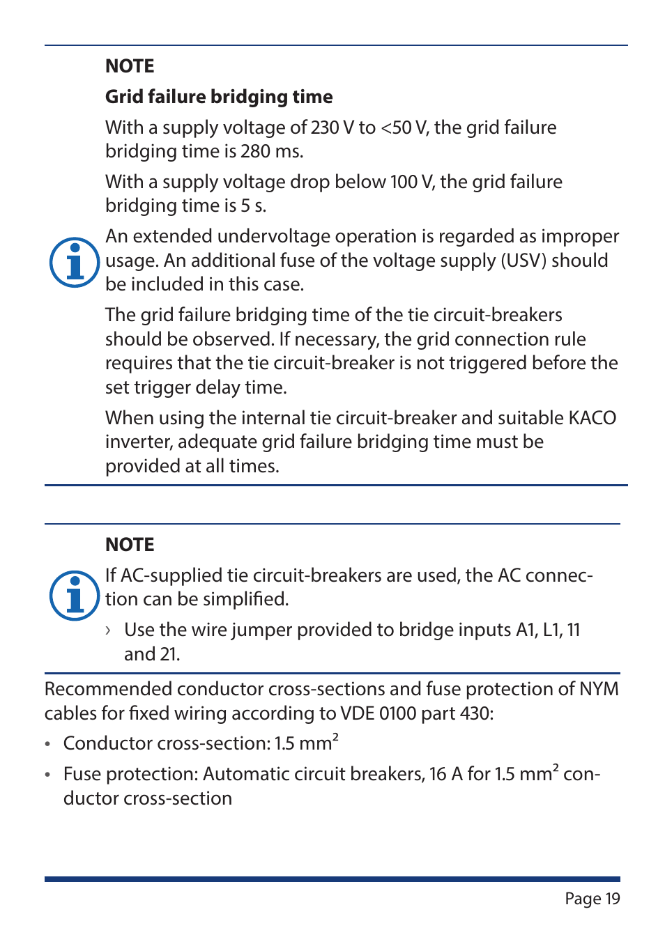 KACO Powador-protect User Manual | Page 19 / 52