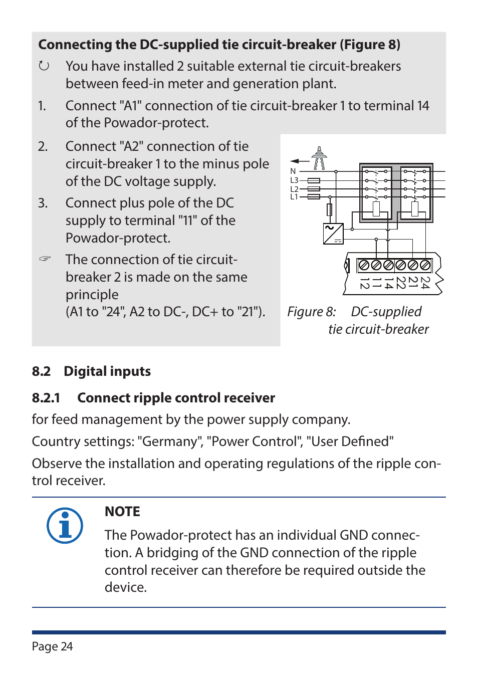 KACO Powador-protect User Manual | Page 24 / 52