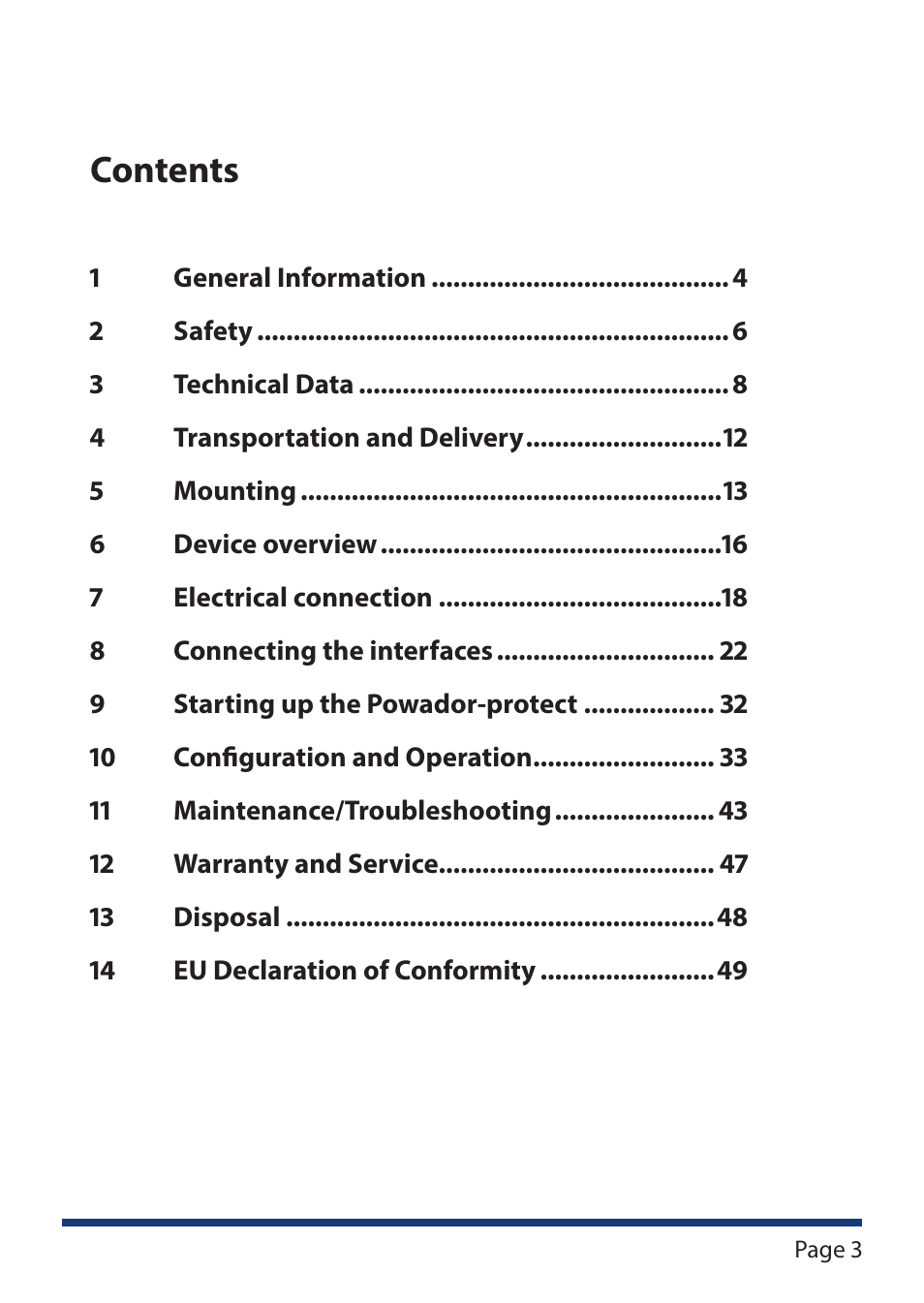 KACO Powador-protect User Manual | Page 3 / 52