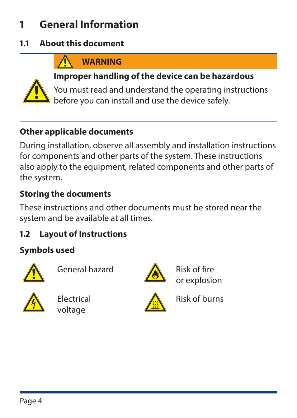 1 general information, General information | KACO Powador-protect User Manual | Page 4 / 52