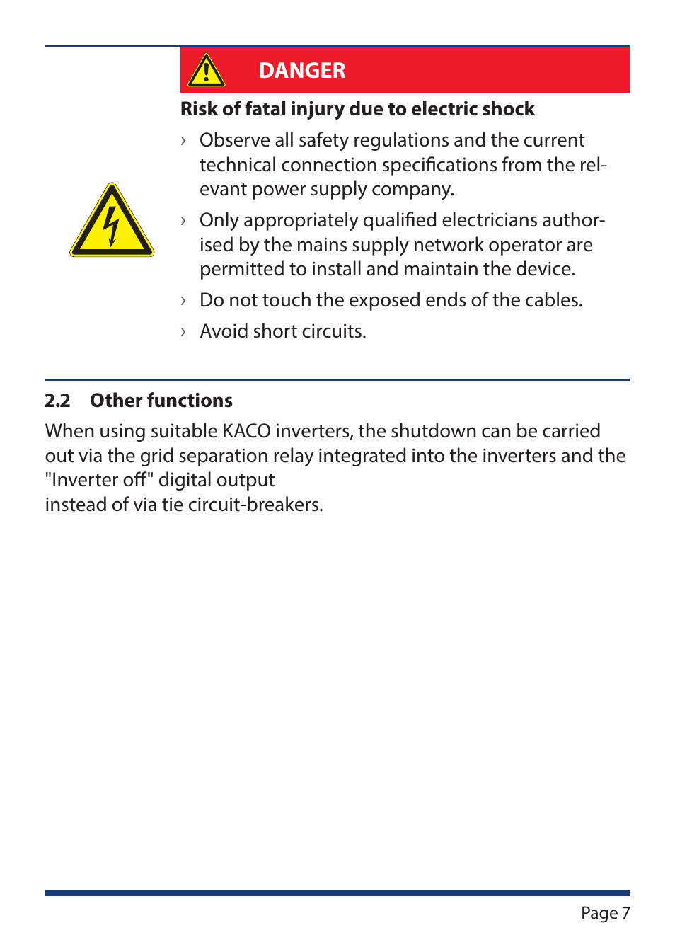 KACO Powador-protect User Manual | Page 7 / 52