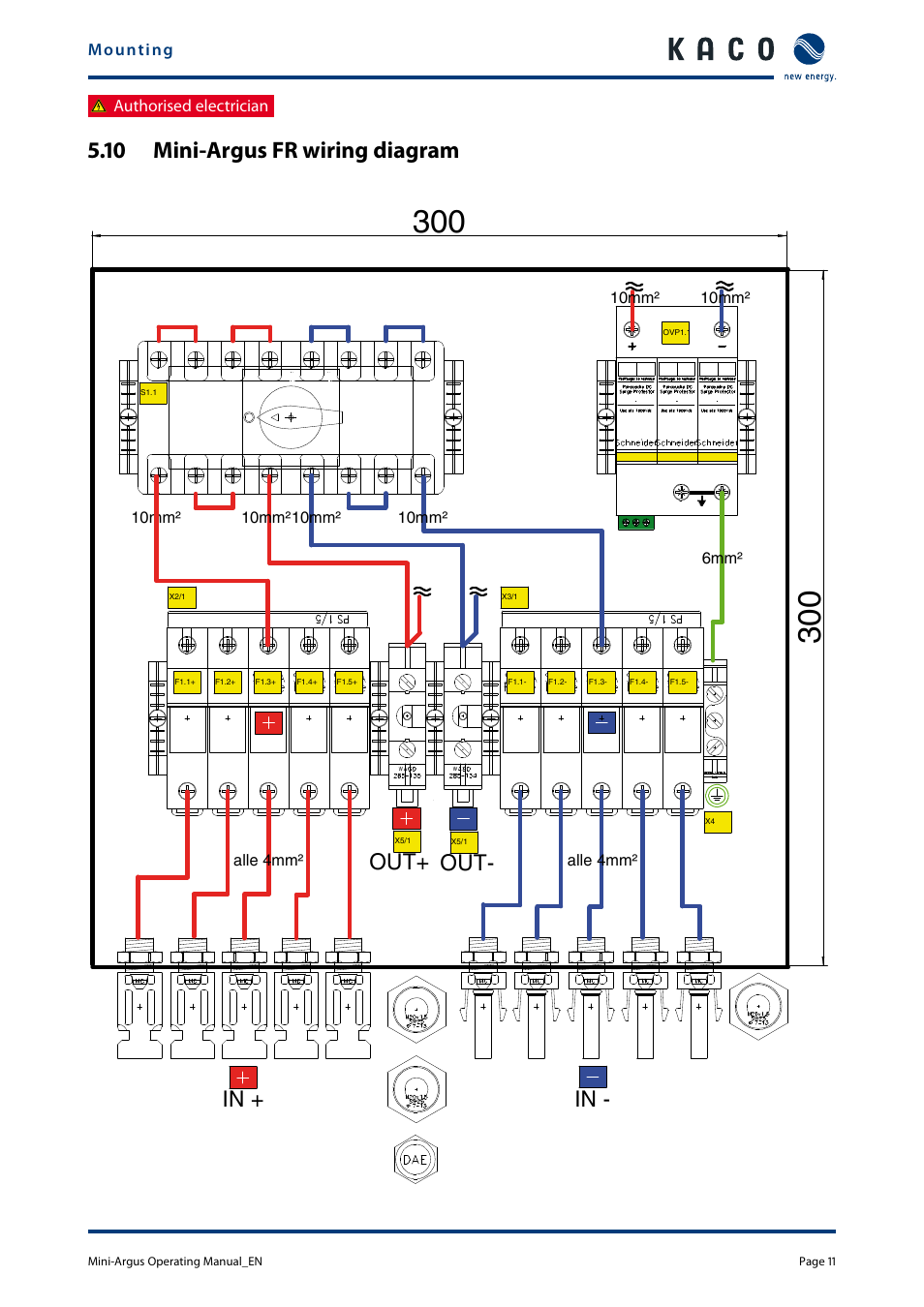 10 mini-argus fr wiring diagram | KACO Powador Mini-Argus User Manual | Page 11 / 16