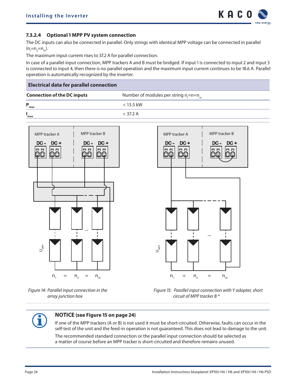 Notice | KACO XP10U-H4 User Manual | Page 24 / 56