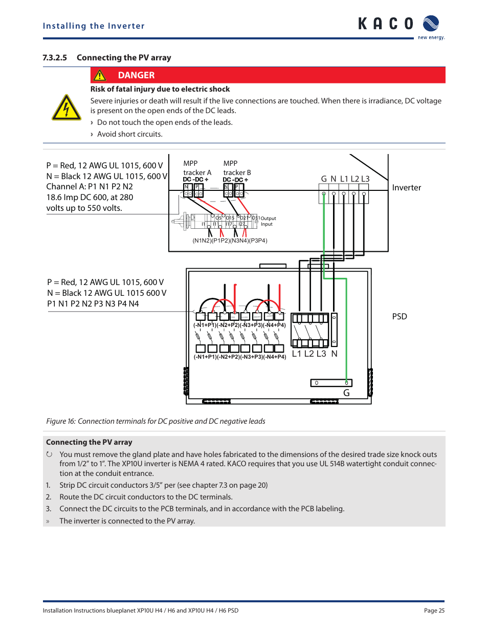 KACO XP10U-H4 User Manual | Page 25 / 56