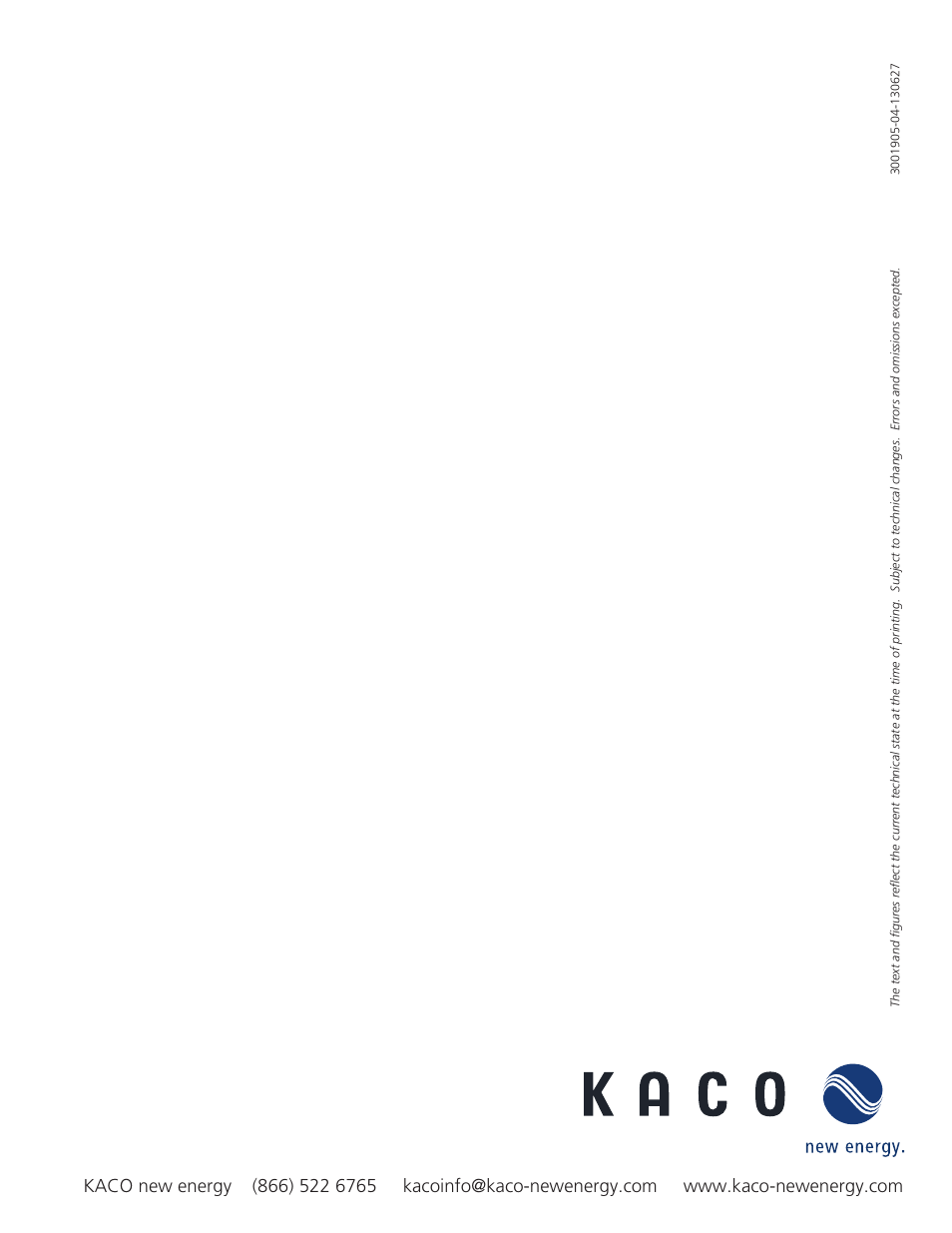 KACO XP10U-H4 User Manual | Page 20 / 20