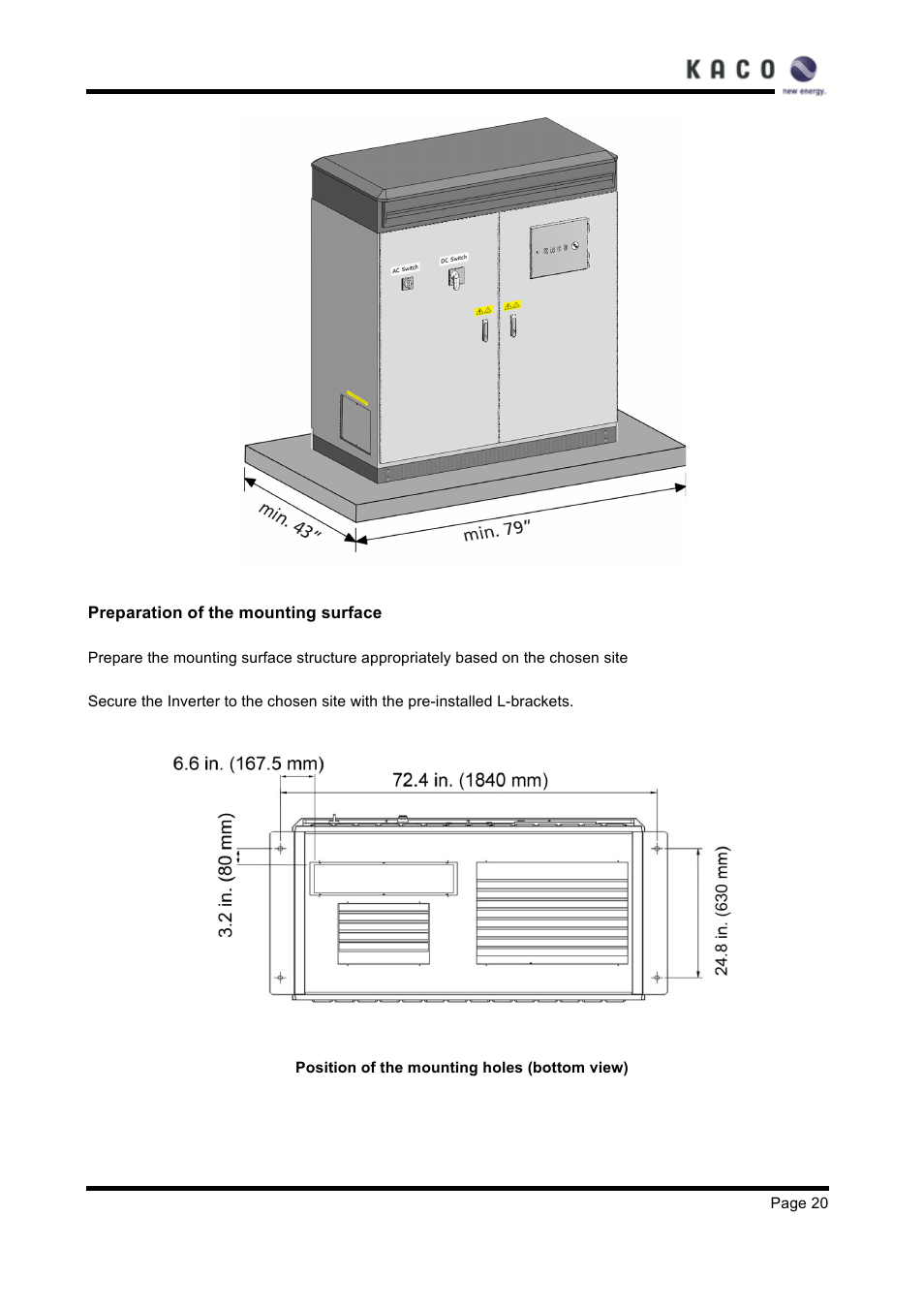 KACO XP83U-H6 (Canada) User Manual | Page 20 / 78