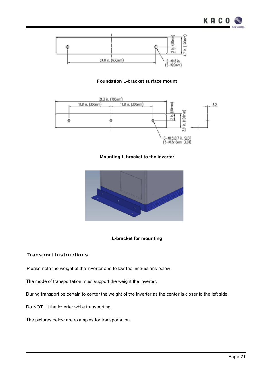 KACO XP83U-H6 (Canada) User Manual | Page 21 / 78