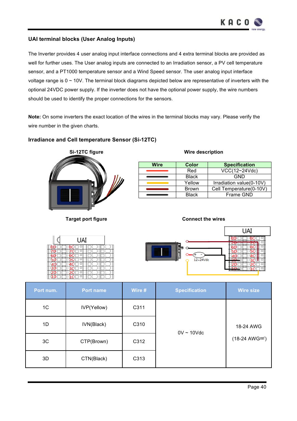 KACO XP83U-H6 (Canada) User Manual | Page 40 / 78