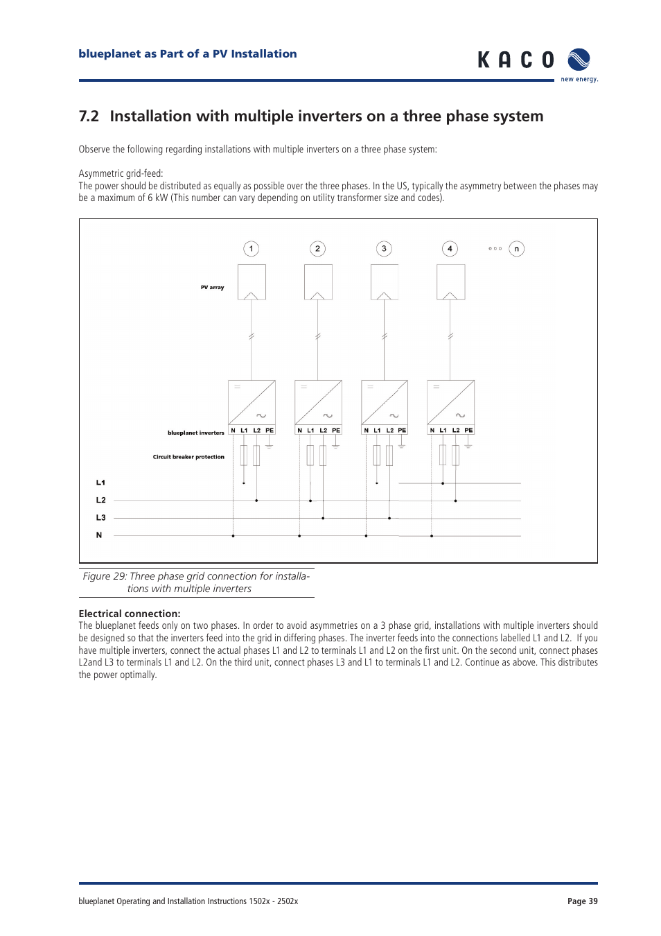 KACO blueplanet 1502xi User Manual | Page 37 / 42