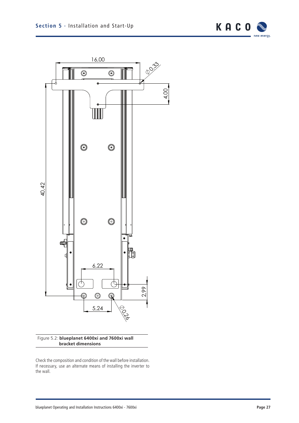 KACO blueplanet 6400xi User Manual | Page 26 / 46