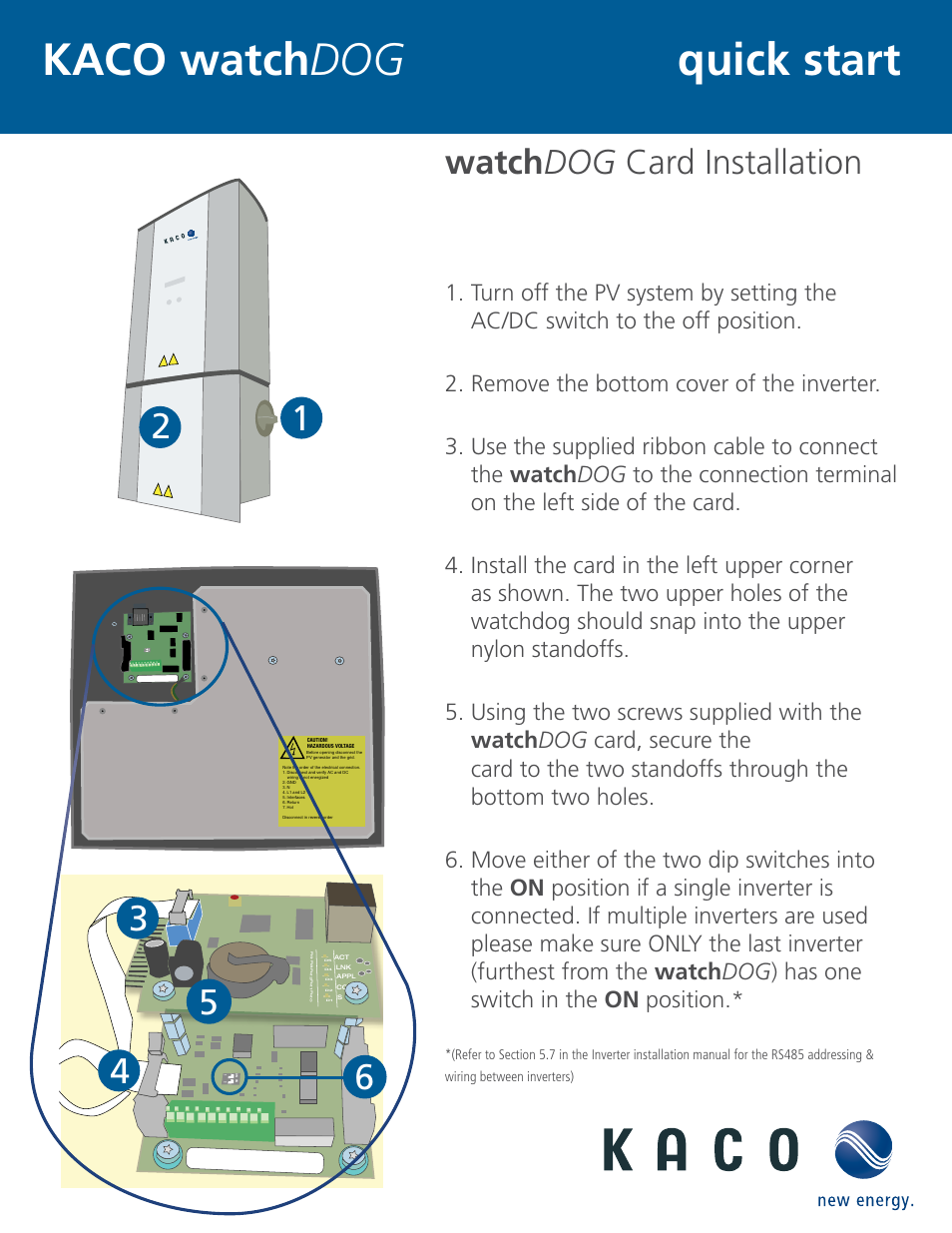 KACO watchDOG User Manual | 2 pages