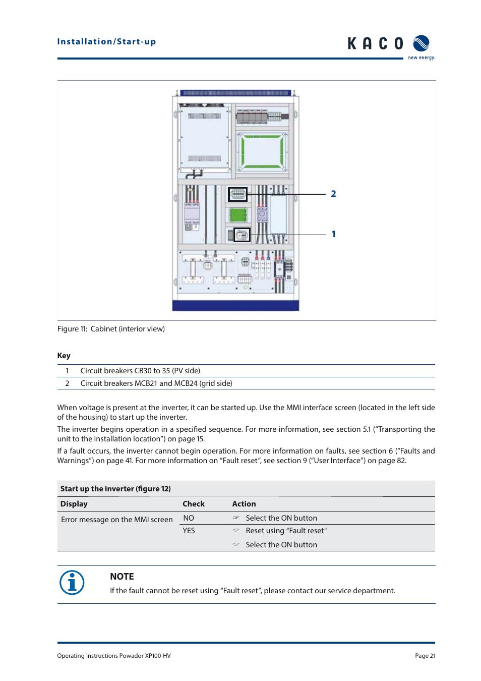 KACO Powador XP100-HV User Manual | Page 21 / 96