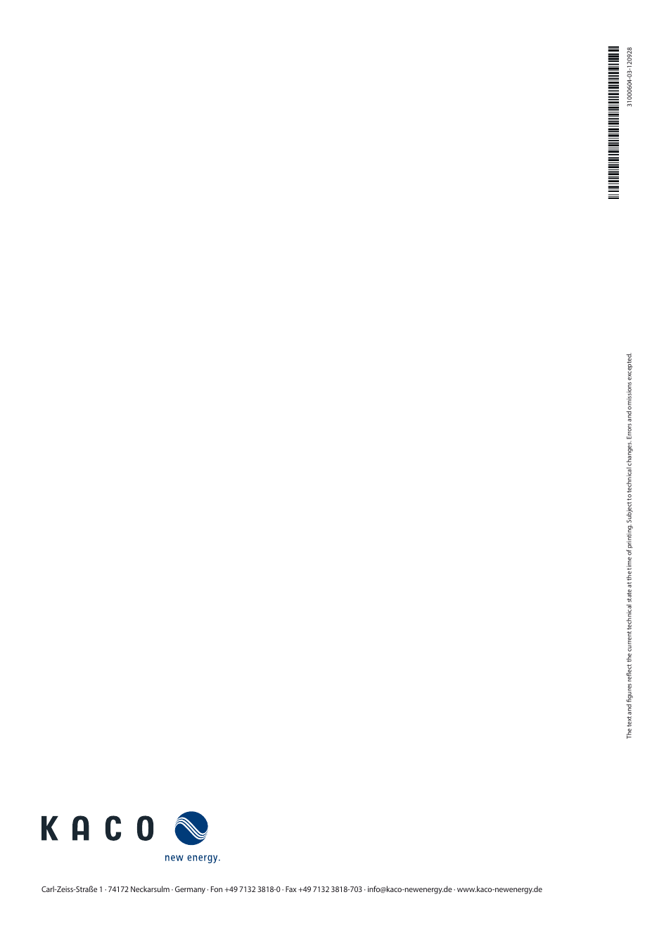 KACO Powador XP100-HV User Manual | Page 96 / 96