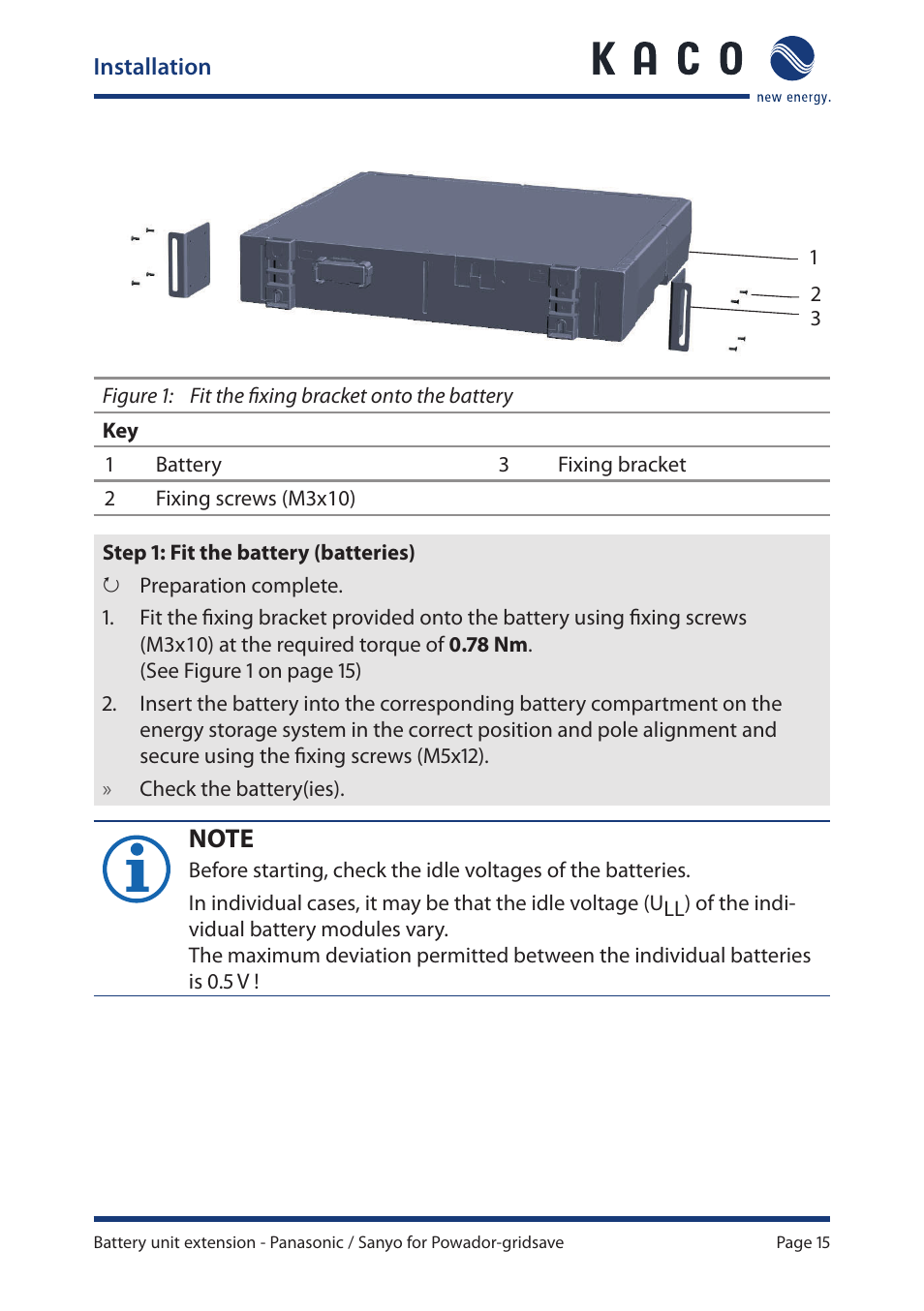 KACO Powador-gridsave User Manual | Page 15 / 24