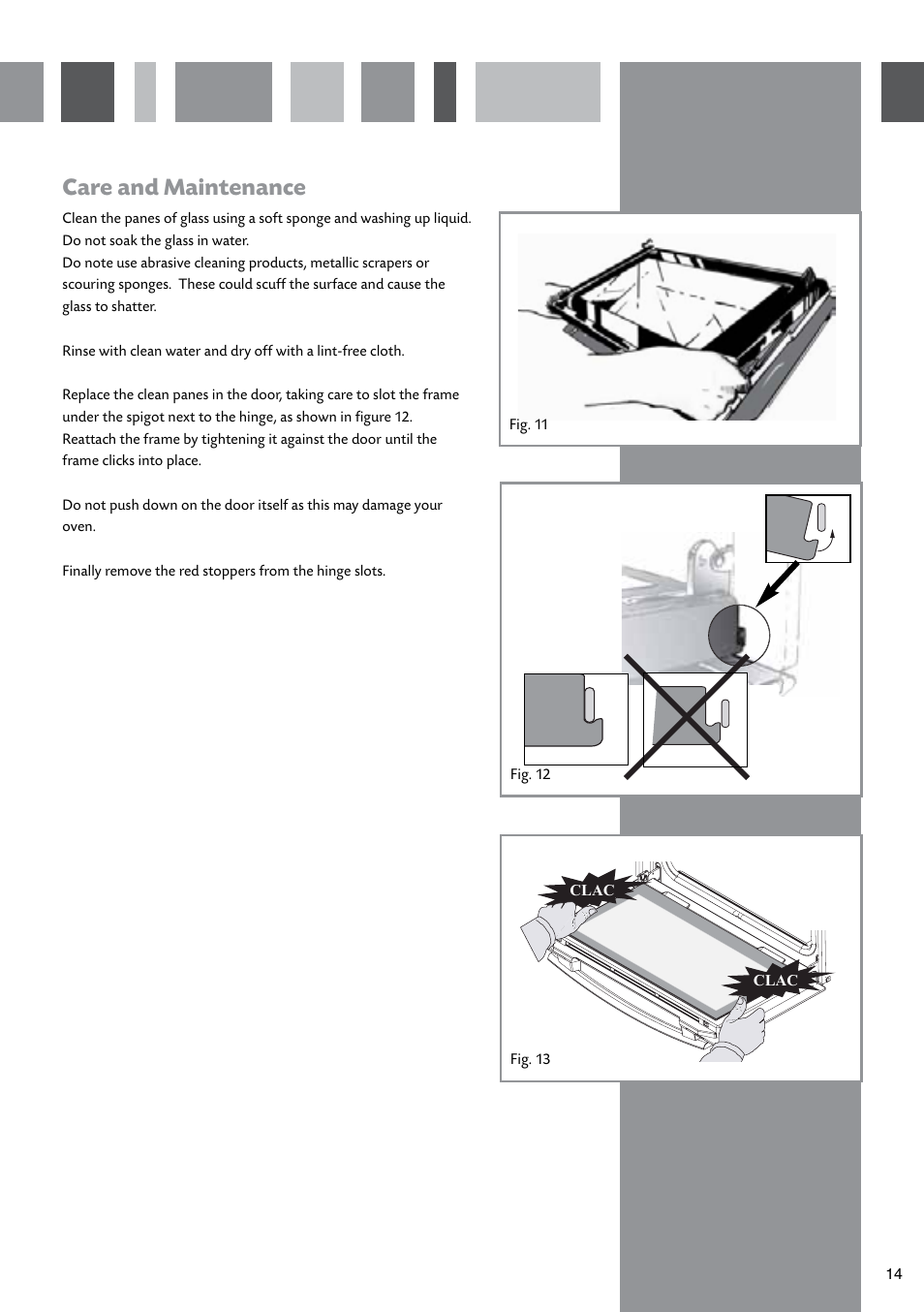 Care and maintenance | CDA SV470 User Manual | Page 15 / 20