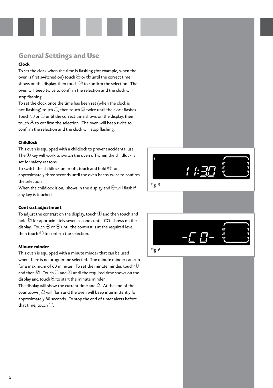 General settings and use | CDA SV470 User Manual | Page 6 / 20