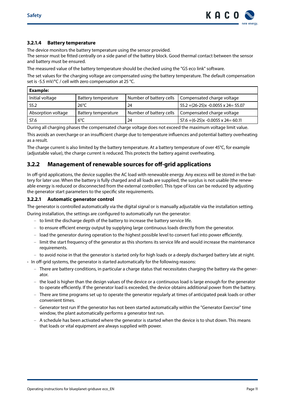 KACO blueplanet gridsave eco 5.0 TR1 User Manual | Page 11 / 46