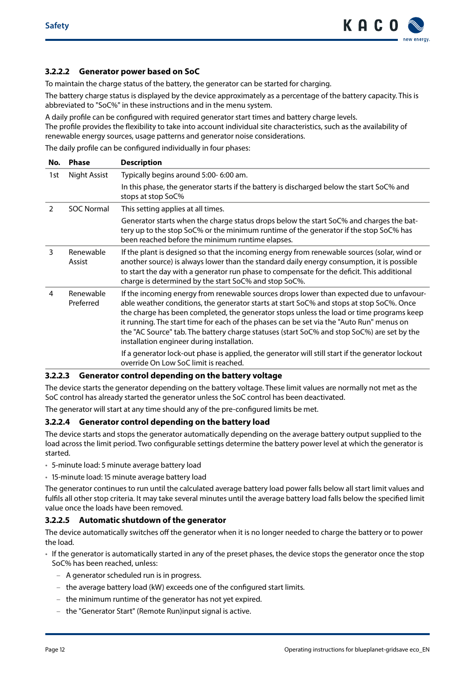KACO blueplanet gridsave eco 5.0 TR1 User Manual | Page 12 / 46