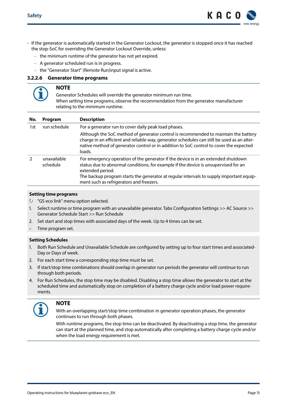 KACO blueplanet gridsave eco 5.0 TR1 User Manual | Page 13 / 46