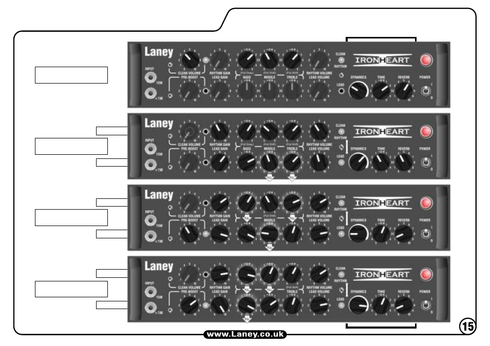 Quick start settings | Laney IRT-STUDIO User Manual | Page 15 / 24