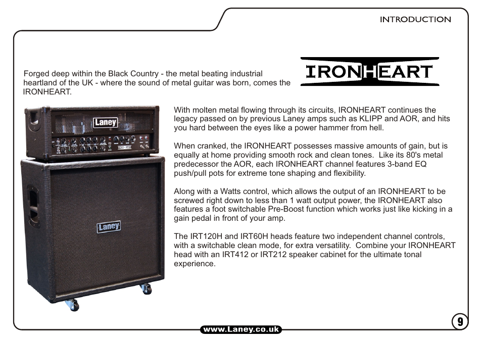 Laney IRT60H User Manual | Page 9 / 20