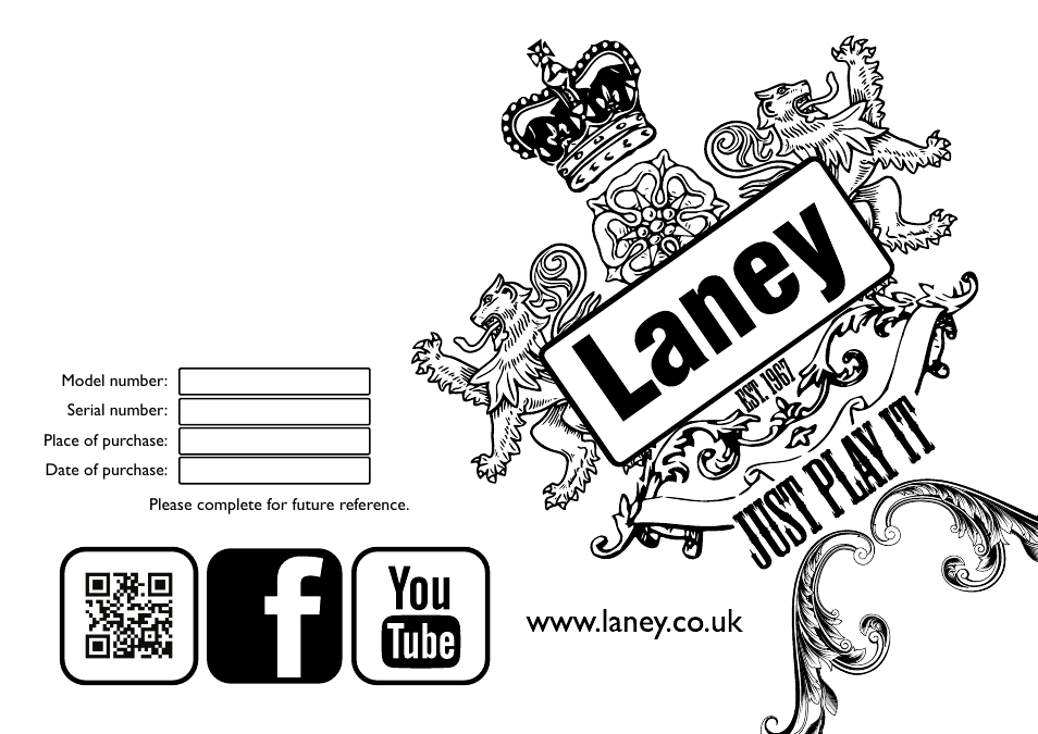 Laney L5-STUDIO User Manual | Page 20 / 20