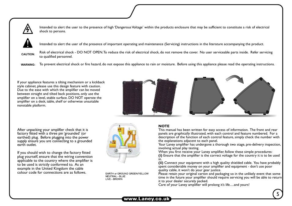 Laney L5-STUDIO User Manual | Page 5 / 20