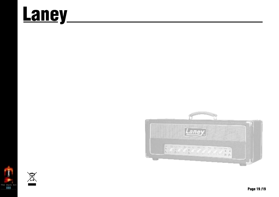 L50h | Laney L50H User Manual | Page 19 / 20