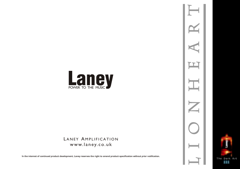 Laney L20H User Manual | Page 16 / 16