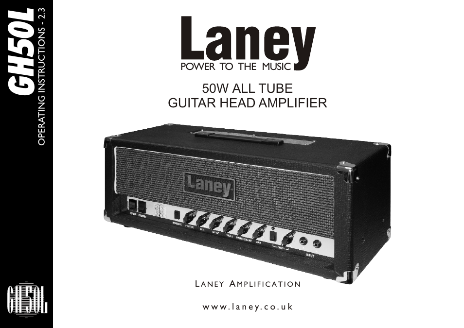 Laney GH50L User Manual | 16 pages