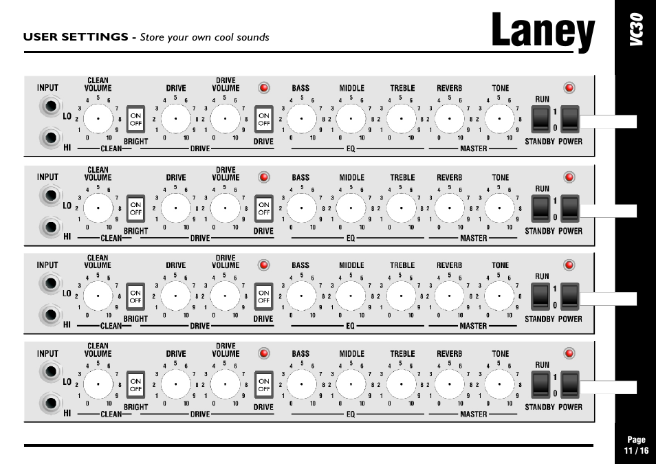 Laney | Laney VC30-112 User Manual | Page 11 / 16