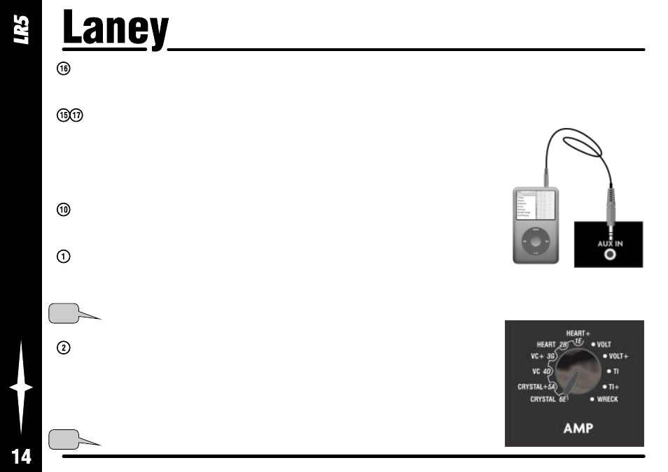 Laney LR5 User Manual | Page 14 / 24